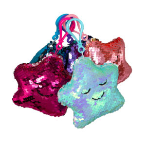 Flippable Sequins My Bathroom Dua’ Keyring (Desi Doll) - Image 3